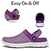 SAGUARO Sandalias de Playa Hombre Mujer Zuecos de Sanitarios Zapatillas Ligeros Respirable Zapatos Verano Morado 38 Imagen de SAGUARO Sandalias de Playa Hombre Mujer Zuecos de Sanitarios Zapatillas Ligeros Respirable Zapatos Verano Morado 38