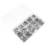 DOITOOL 175 Stück A Typ Flachstift aus Kohlenstoffstahl Rostfrei mit Kunststoffbox Parallelstifte für Maschinenbau Möbelmontage Heimwerker