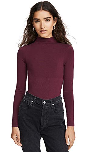 Yummie Women's Madelyn Shaping Bodysuit, Wine, Red, Purple, S-M #TOP7