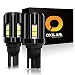 OXILAM 912 921 LED Backup Reverse Light Bulbs 2000 Lumens Extremely Bright Canbus Error Free with High Power 3030 Chipsets for Back Up Light Assemblies (Upgrade Version, 2 PACK)