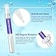 Zahnaufhellung Stift Teeth Whitening Pen - 3 Stück Purple Teeth Bleaching Stift, Zähne Aufhellen Essence Zahnbleaching Gel, Schnelles Aufhellen Bleaching Zähne, Effektiv Entfernen Flecken