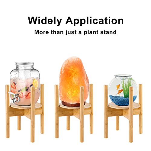 Nutroeno Adjustable Bamboo Plant Stand thumb #5