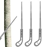 Holzsäge, Gartensäge 3-teilig mit ergonomischem rutschfestem Griff, Pfostensägeblatt für...