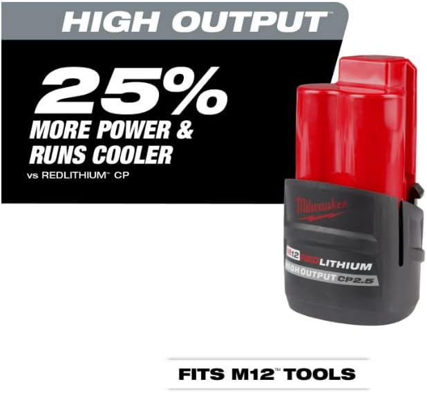 Milwaukee M12 CP 2.5Ah Battery Pack