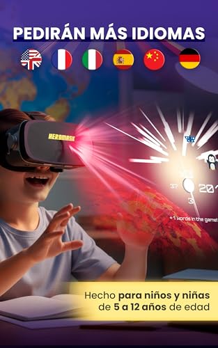 Gafas Virtuales para Niños de 5 a 12 Años Diseñadas para Aprender Inglés Jugando 6