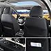 FLORICH Leather Seat Covers, Seat Covers Full Set, Car Seat Protectors 5 Seats, Automotive Seat Covers Fit for Most Cars Trucks SUV- Black&Beige
