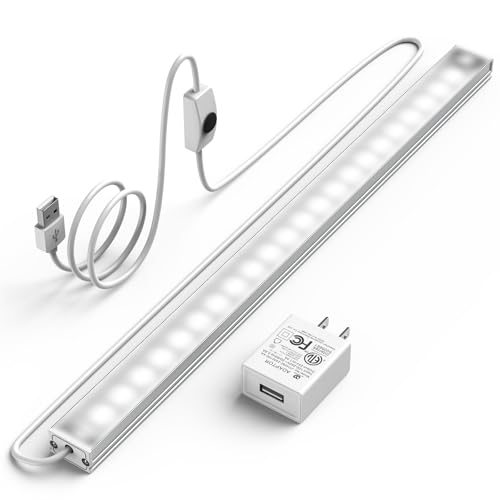 Image of ASOKO Under Cabinet LED Lighting Dimmable 6000K Plug in Kitchen Lights
