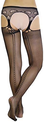 Image of ToBeInStyle Women's Suspender Pantyhose