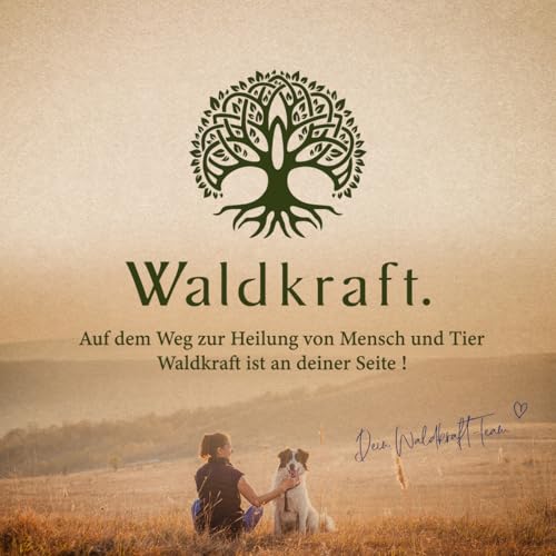 Waldkraft Floratur EM Premium | Kamillenferment für Hunde & Katzen | Mit 31 effektiven Mikroorganismen | Natürlich fermentiert ohne Zusatzstoffe | 510 ml in lichtschützendem Braunglastiegel