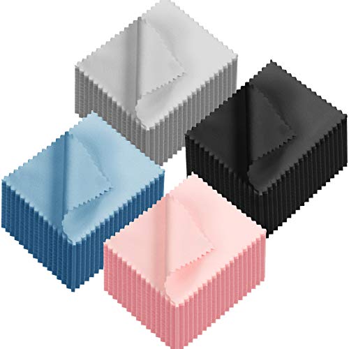 200 Pieces Jewelry Cleaning Cloth Double-Sided Polishing Cloths Watch Cleaning Cloths For Gold Silver And Platinum Jewelry Watch Coins Glasses Cloth #TOP27