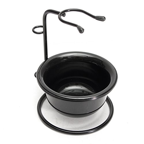 Other Accessories - Stainless Steel Shaving Brush Razor Stand Holder Shaving Bowl Mug Set - Paring Stadium Endure Skimming Basin Tolerate Grazing Trough Resist Sliver Arena Rack - 1PCs