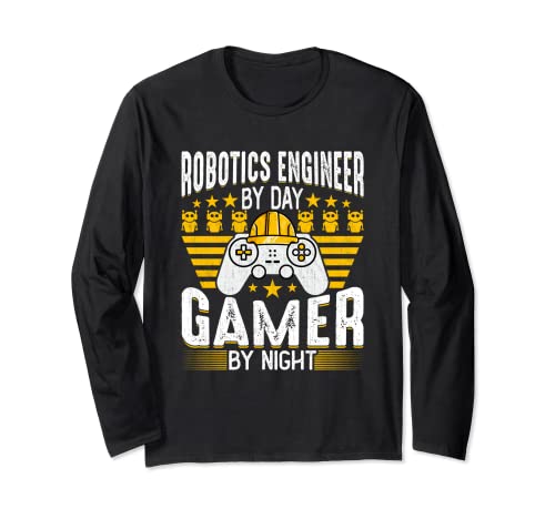 Robotics Engineer - Robotics Engineering Game Lover Engineer Manga Larga