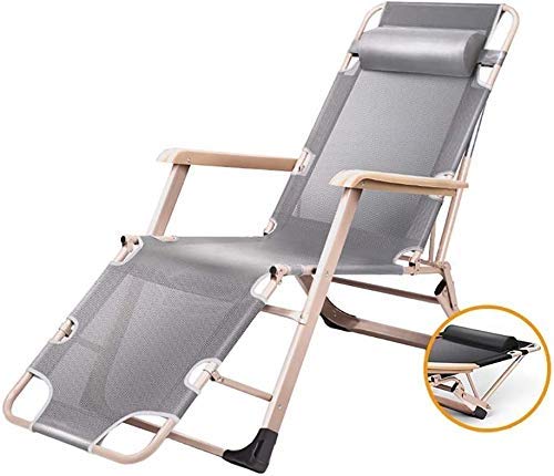 Fauteuil inclinable pliable ergonomique contre le mal de dos sur terrasse