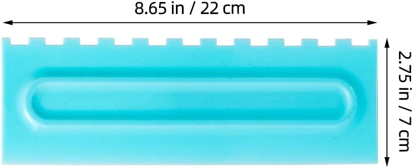 Happyyami 9pcs Cake Comb Scraper: Cake Decorating Scraper Smoother - Fondant Smoother Icing Tools - Cream Baking Decorating For Diy Pastries Desserts