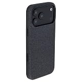 Dockem Custodia in Pelle Sintetica per iPhone 17 Pro Max Compatibile con MagSafe, con Pulsante Capacitivo di Controllo Fotocamera (MSVL, Nero Carbone)