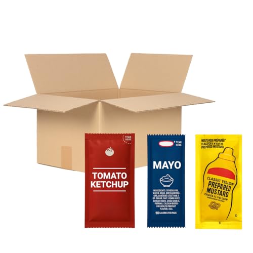 75 Pack of condiment Assortment Mix - 25 single serve