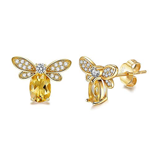 Bijoux fins d'anniversaire abeille en zircone pour vos soirées