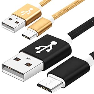 2 Pack 5 Ft Replacement Micro USB Cable,Powerline Data USB Cord Compatible with Amazon Kindle, Touch, Kindle Fire…