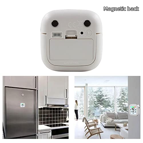 Termômetro para Casa | Tela umidainterna do higrômetro digital,Medidor temperatura interno com visor