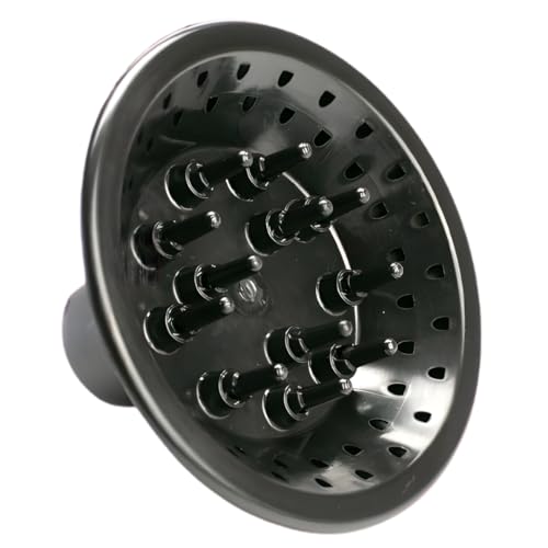 Difusor De Ar Para Secador Universal Profissional Definidor Cachos Cabelo Vários Modelos Preto