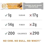 No Cow Vegan Protein Bars, Upgraded Chocolate Chip Cookie Dough | 20g Plant Based Protein, Gluten Free, Dairy Free, Soy Free, Keto Friendly, Low Sugar, High Fiber Snack Bars | Pack of 12 - Image 5