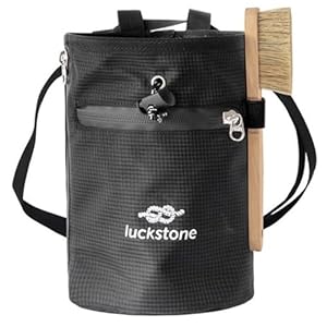 Luckstone Kletter Kreidebeutel mit Bürste