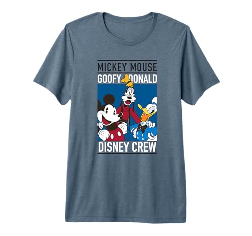 Mickey Disney haut de gamme t-shirt collector en coton peigné durable