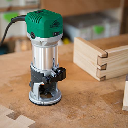 Batoca Vs601E 1-1/4 Hp Max Torque Router Tool For Woodworking, 6 Variable Speed Electric Palm Router With 15Pcs Trim Router Bits For Almost Diy Woodworking Projects #TOP4