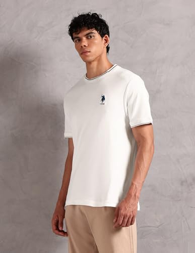 Image of U.S. Polo ASSN. Mens OEE08 Crew Neck Comfort Fit Lounge T-Shirt