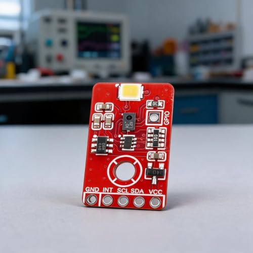 Sensor espectral AS7341 para proyectos de análisis de luz y materiales con bus I2C 5