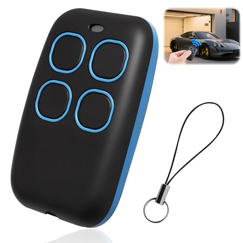Mando de Garaje Universal 4 en 1 Multifrecuencia 280-868 MHz, Clonador Mando Puerta Garaje Compatible con Código Fijo y Rolling Code, Autoaprendizaje