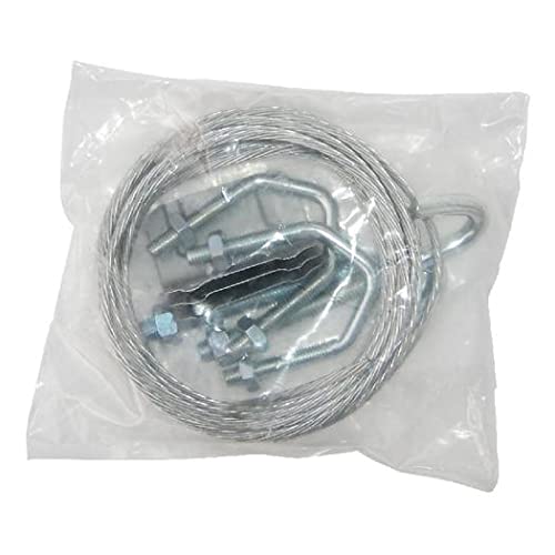 Auline Lashing Kit for TV Aerial Chimney Bracket 1.5" Pole Installation Corner Plates J Bolts V Bolts 5m Lashing Wire