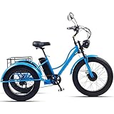velo adulte taille en pouce 【Cadre Robuste】Le cadre de ce tricycle électrique est fabriqué en acier à haute teneur en carbone, garantissant sa durabilité. Il supporte jusqu'à 200 kg, offrant un support stable pour la conduite et le transport de charges. La conduite est fluide sur les surfaces planes et les montées sont faciles, réduisant considérablement la fatigue de l'utilisateur.