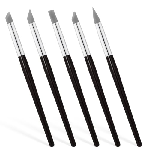 5 PCS Silicone Sculpting Tools for Pottery Artworks