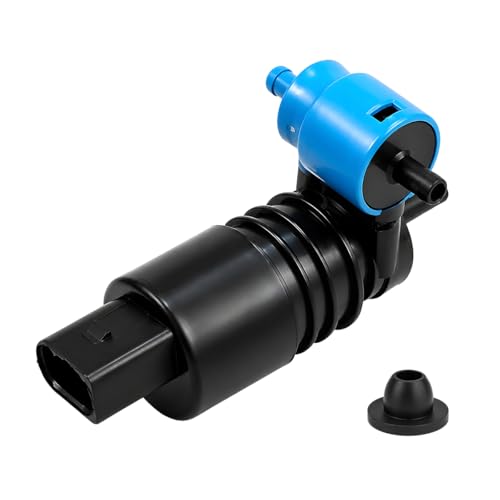 BCOWPV Car Windshield Washer Fluid Pump with Grommet, Vehicle Windscreen Washing Pump, OEM#1K6955651 Automtotive Windscreen Replacement Accessories, Compatible with Pacifica Compass A6