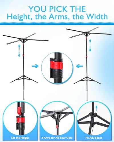 Metal-Pool-Towel-Stand-Foldable-Outdoor-Towel-Swim-Gear-Storage-Rack-Stable-Tower-Holder-with-Tripod-Base-Matte-Metal-Frame-for-Backyard-Beach-Indoor-Drying-Arrangement