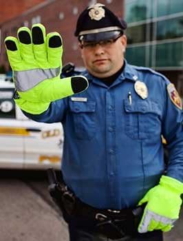 Gloves for Professionals Scotchlite Hi-Vis Traffic Control Thinsul