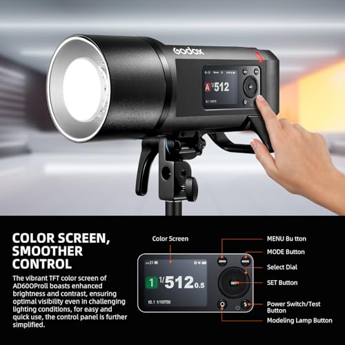 Ficha técnica Godox AD600Pro II 600W Flash al Aire Libre - Fernando Cortés