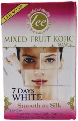 BEAUTY SECRET LEE KOJIC MIXED FRUIT (7 DAYS WHITE) SMOOTH AS SILK SKIN SOAP (160 g)