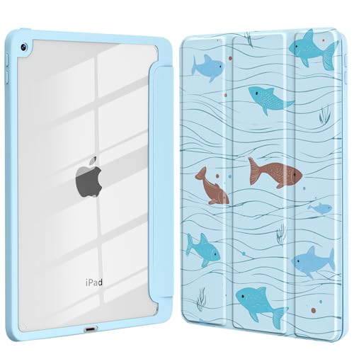 Coque iPad 10e/11e génération antichoc transparente avec support trois volets rigide