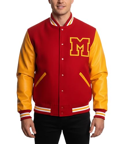 Thriller Jacket Men - Michael Jacksan Thriller Varsity Jacket - Thriller Letterman Jackets