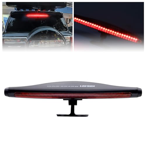 Ygmylandbb Led Third Brake Lights, Center High Mount Third Brake Stop Tail Light, Universal Red Trailer Light Bar for Car SUV Truck, 28leds 12V 1Pcs
