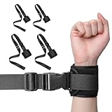 TASZOOS Bed Restraints Belts for Wrists and Ankles - Restraints with Quick Release Buckles - Limb Holder Movement Limited Ties for Hands or Legs(4 Pcs)