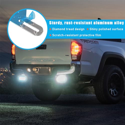 image for Augeny 2PCS Aluminum License Plate Light Bracket, Auto License Plate H