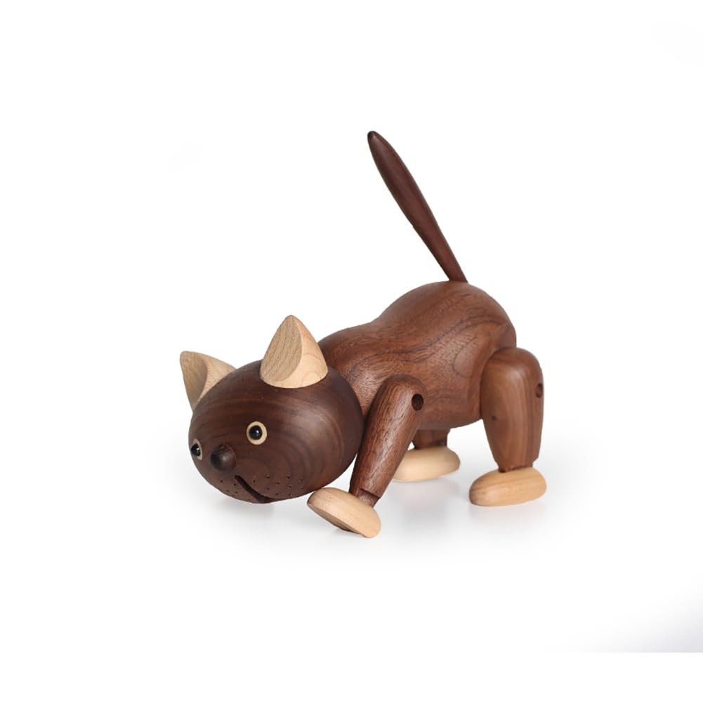 【希少】marini＊monteany 木のオブジェ　木製オーナメント　猫 Amazon.co.jp: (hej!e) 猫 大 置物 木制 動物 オブジェ 北欧雑貨