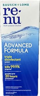 Bausch + Lomb Renu Advance Formula Multi-Purpose 355Ml Contact Lens Solution (Pack Of 1)