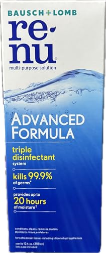 Bausch + Lomb Renu Advance Formula Multi-Purpose 355Ml Contact Lens Solution (Pack Of 1)