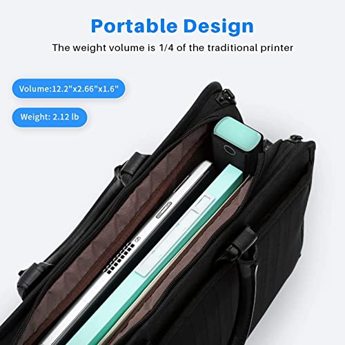Image of Portable Printers Wireless for Travel, Thermal Tattoo Stencil Printer for Office,Letter Bluetooth Compact Printer for 8.5 inchx11 inch Size