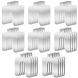 Metal Shims for Leveling, MUZIK 32 Piece Stainless Steel Shim Kit, A 2'x2' Slotted Steel Shims Set...