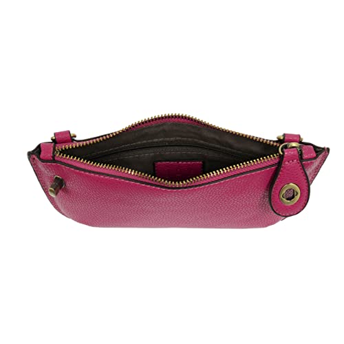Image of Joy Susan Women's Fashion Purse Mini Crossbody Wristlet Clutch Handbag - Fuchsia